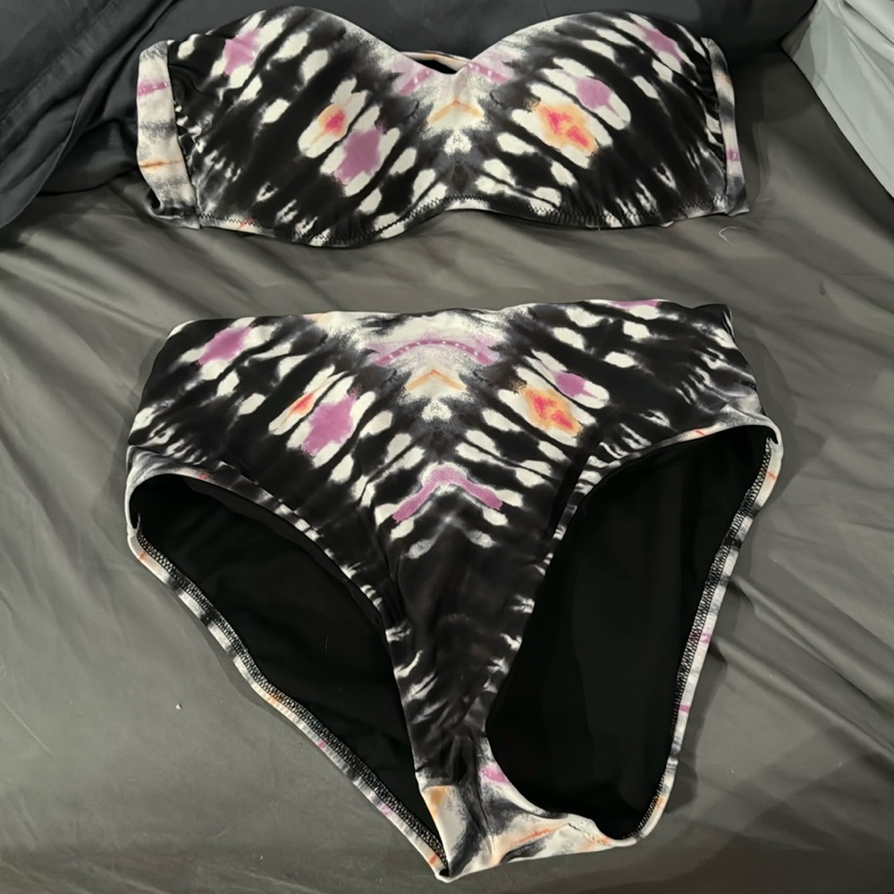 Bar III - Two Piece Tie Dye Swimsuit